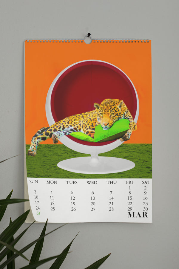 2024 Wall Calendar Wild World