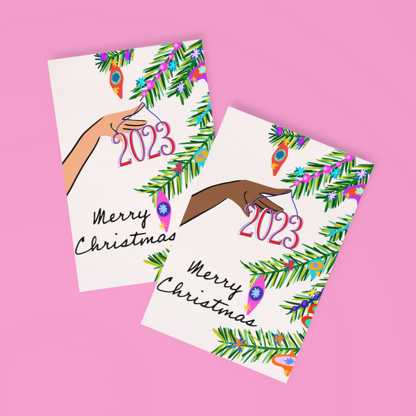 2023 Merry Christmas Retro Card Pack